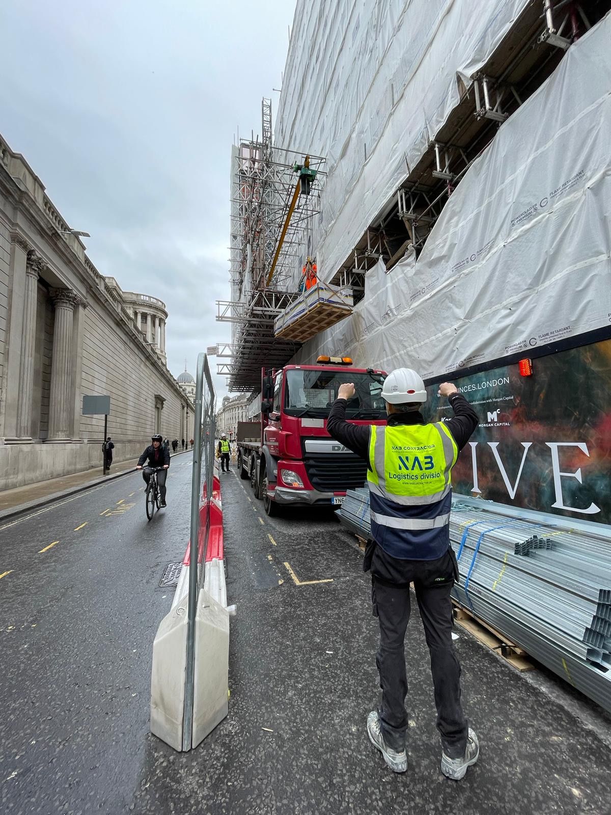 ABV Contractor site delivery with SIG Trading Ltd